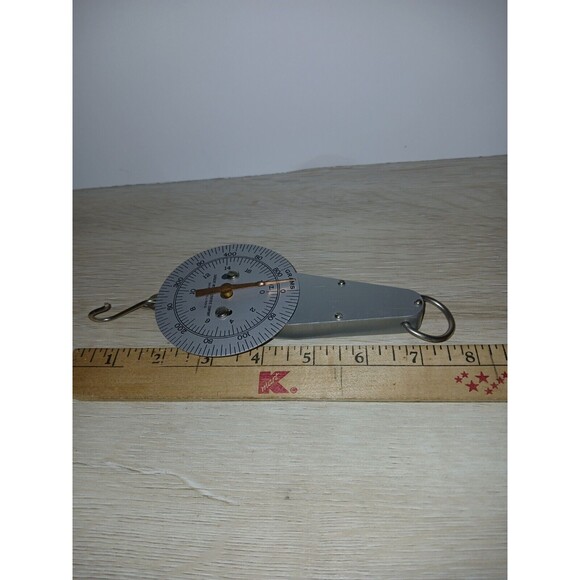 Sargent-Welch Scientific Co. 500 Grams 18 Ounces Hanging Spring Weight Scale USA - Picture 4 of 16